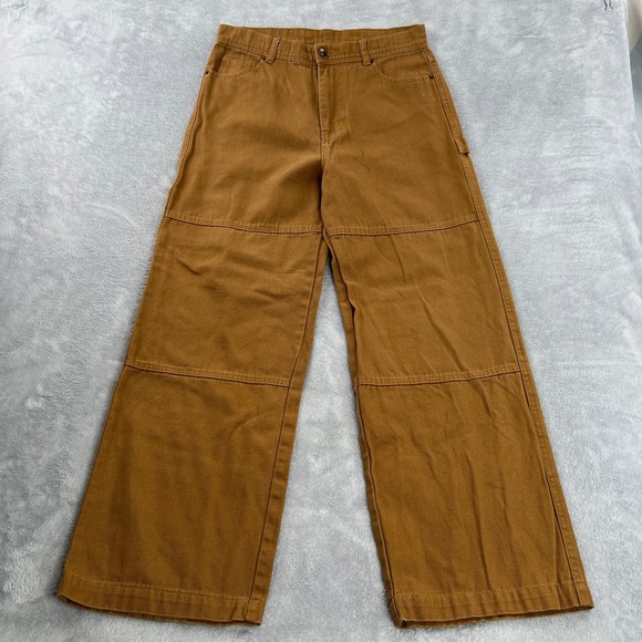 No Boundaries Other - No Boundaries Baggy Carpenter Pants 30x31 Brown Y2K Skate Wide Leg Canvas Grunge